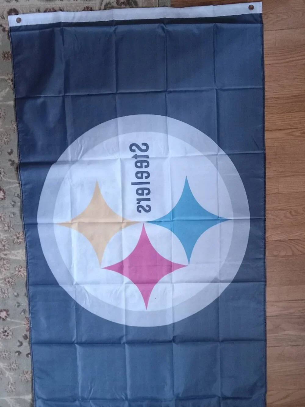 *SALE* NEW Pittsburgh Steelers 3x5 Flag NFL Flag Large Logo Black
